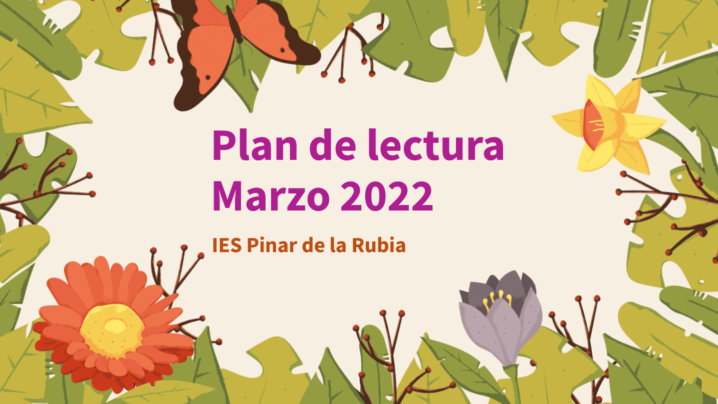 Plan de lectura - Marzo 2022